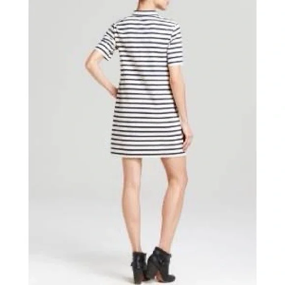 Marc Jacobs Navy and White Striped Nautical Dress with pockets! - Picture 2 of 10